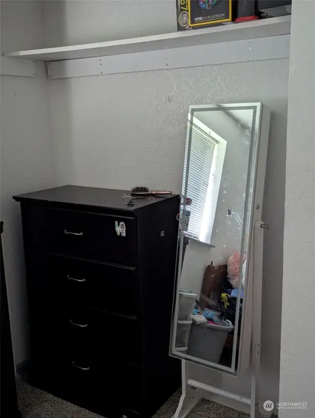 Closet in 1st Bedroom