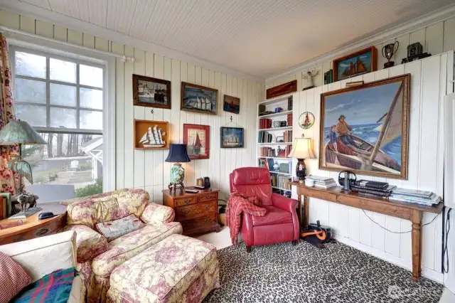 Den with Ocean Views on Main level
