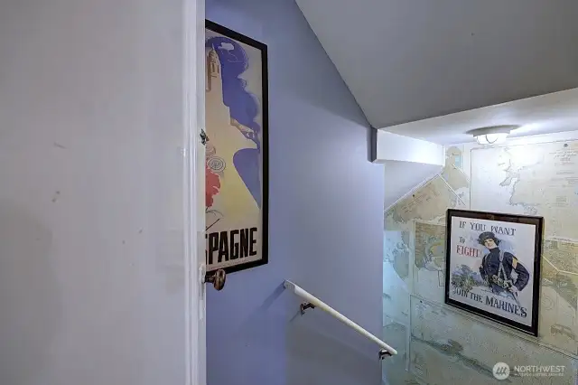 Stair case down to ground level