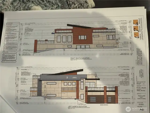 Additional pages of engineered ready to go 5000sf house plans approved by city to be built on this property