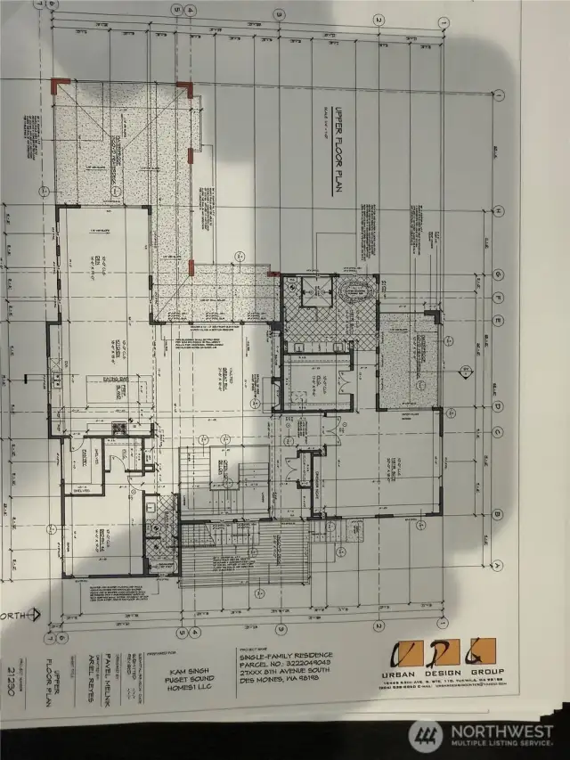 Here is upper floor plan of home renderings to use for build specs