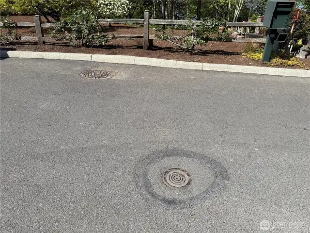 Sewer and water connection in street near entry road to property to connect to.  Power is already on the property