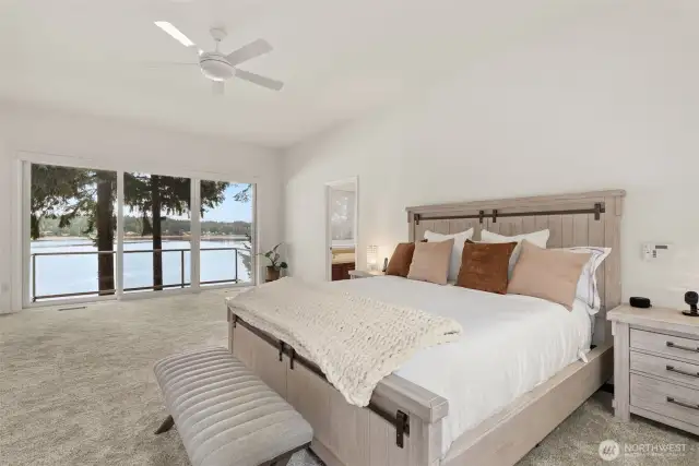 Spacious Primary w/ private balcony and NEW Carpet!