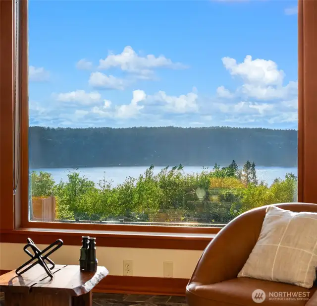 Colvos Passage and Olympic Mountains are often seen here!