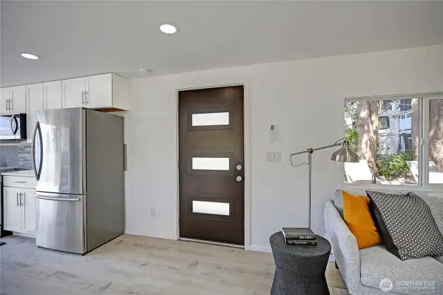 Entry way into house.