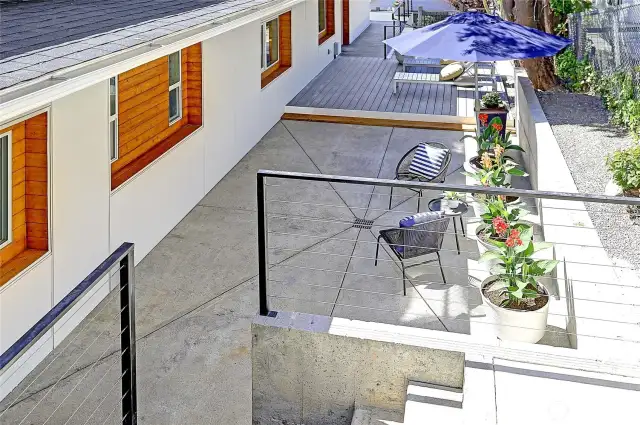 View of side of lot