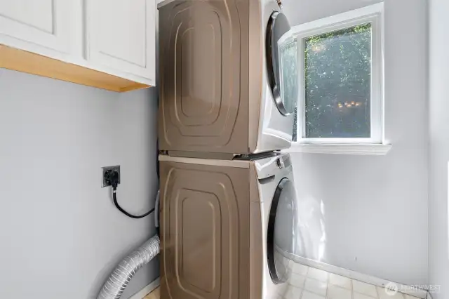 Laundry room on main level.