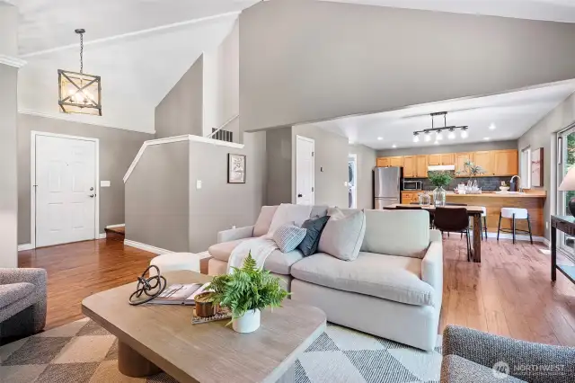 Open plan living, dining, kitchen - perfect for entertaining!