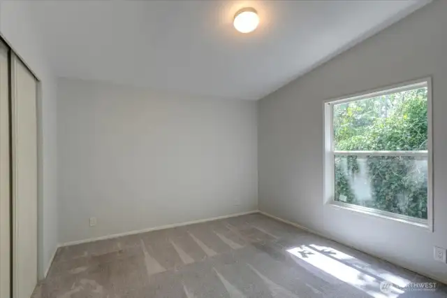 Bedroom 2 - overlooking the greenery.