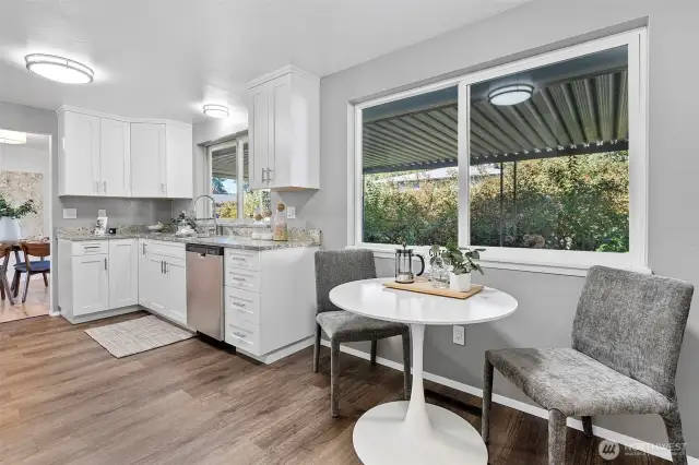 Kitchen with breakfast nook