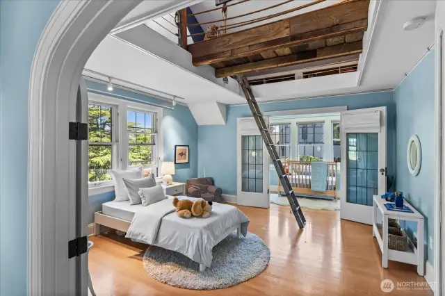 2nd bedroom with loft