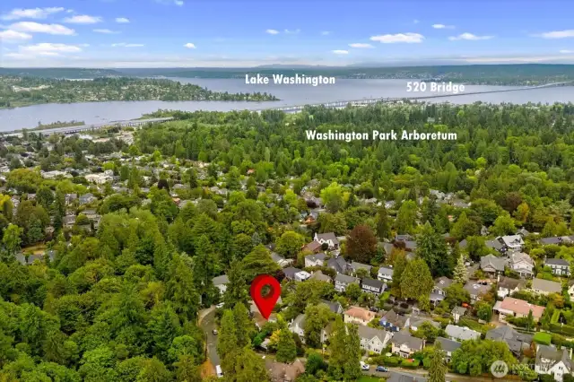 Aerial looking NE