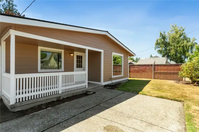 Enjoy sitting out front and soaking in the neighborhood charm.