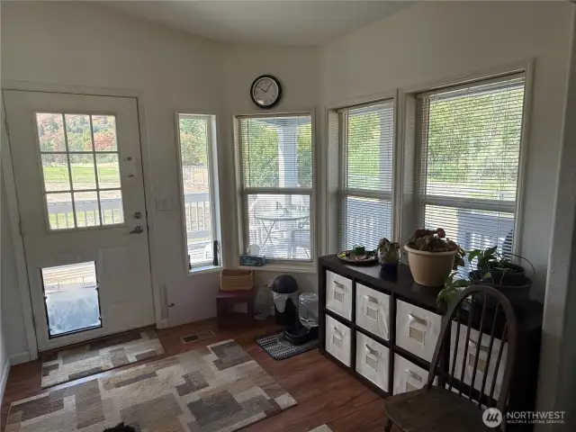 welcoming entryway