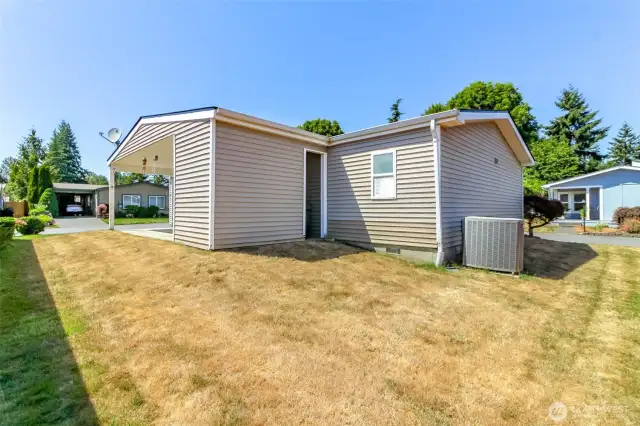 Backyard  & AC