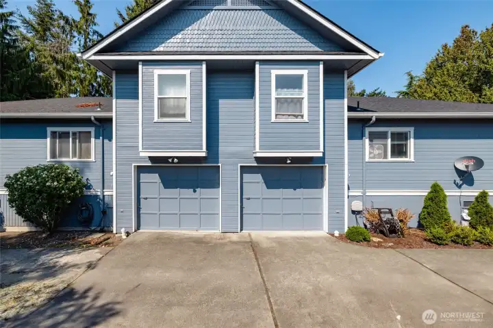 Each unit has a single car garage, with ample additional parking