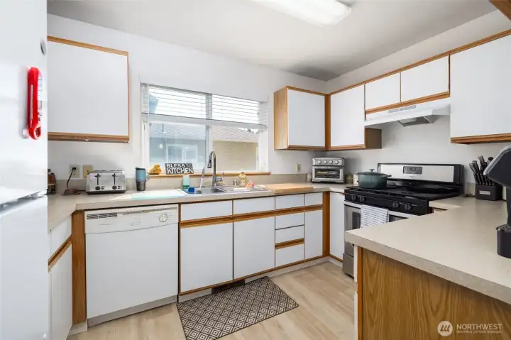 Recently updated kitchen