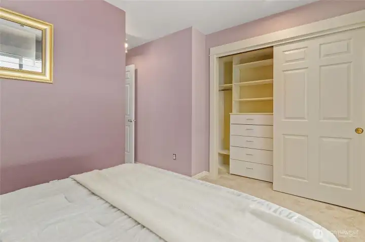 Custom closet with built-ins