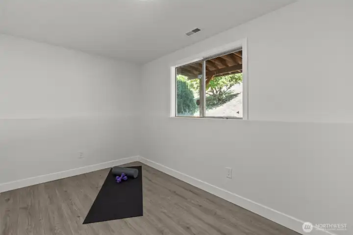 5th bedroom or office/workout room