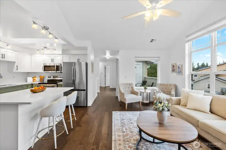 Fresh interior paint