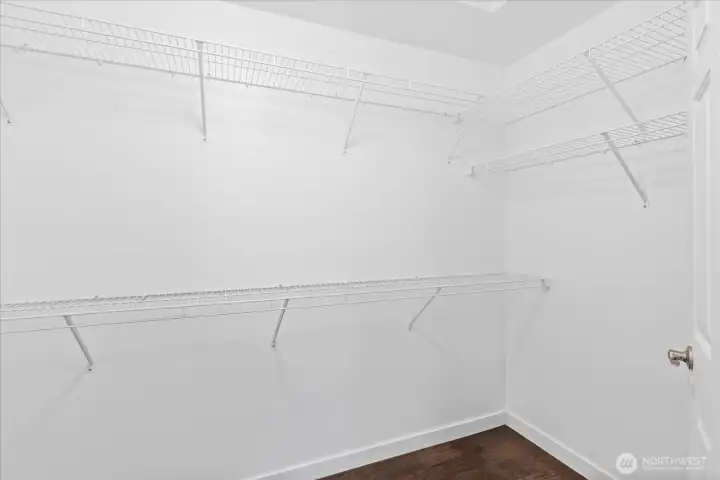 Walk-in closet in Primary bedroom
