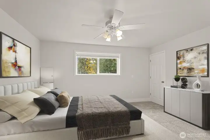 Virtually staged to show an example of how the space could be used.