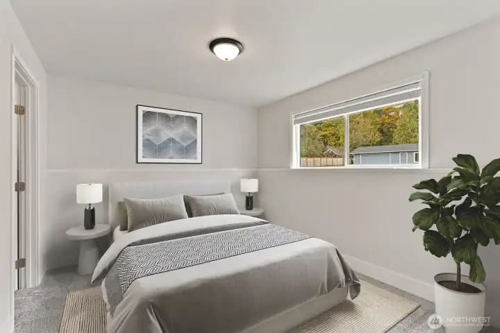 Virtually staged to show an example of how the space could be used.