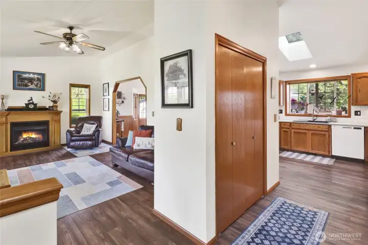 Welcome to our home! LVP Flooring is featured on the main level of the home.