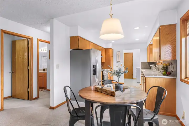 Upstairs Kitchen and Dining Rooms