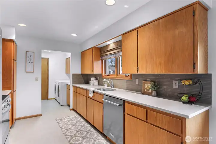 Updated Kitchen with Quartz counters