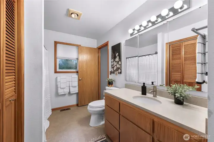 Updated with newer flooring and quartz counters