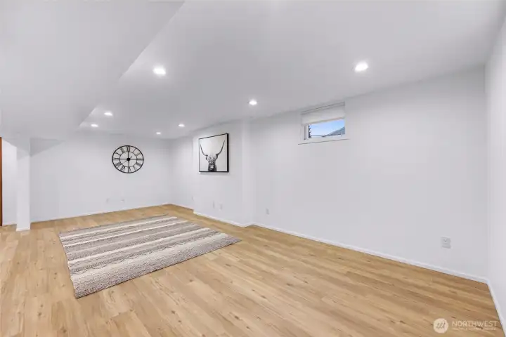 All new lighting and flooring