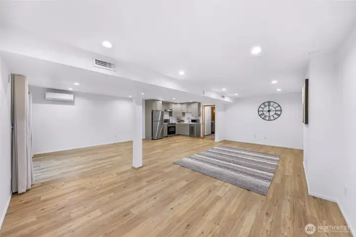 Use the space as multi-generational living, potential rental income, or flex space for whatever your needs are