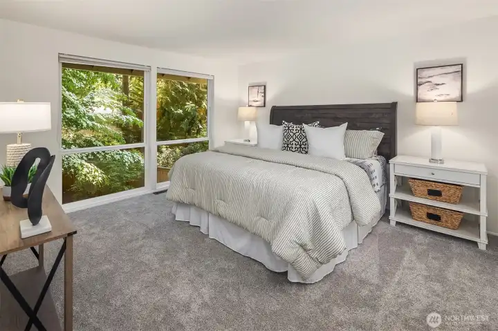 Peaceful primary suite designed for relaxation.