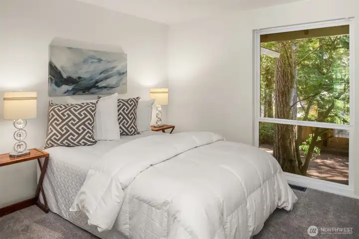 Lower level bedroom added in 2023.