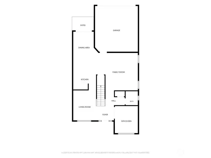 Approx main level floor plan for reference.