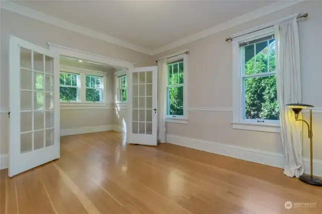 Primary Bedroom on the Main Floor with extra office/bonus room