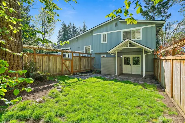 Covered Patio and Separate Fenced Backyard for MIL/ADU