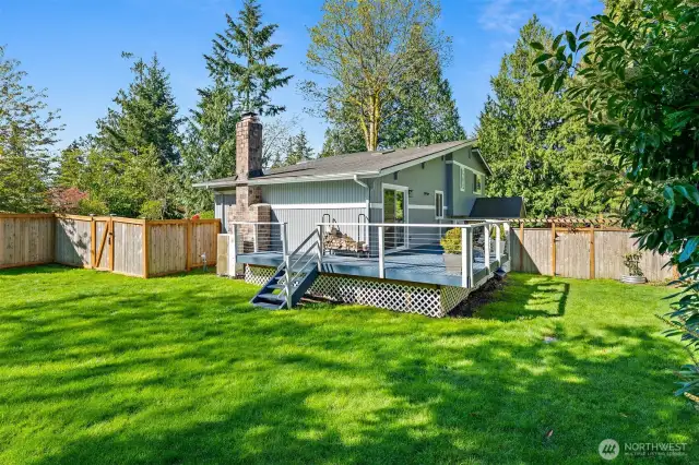 Main Fenced Backyard. (1 of 2)