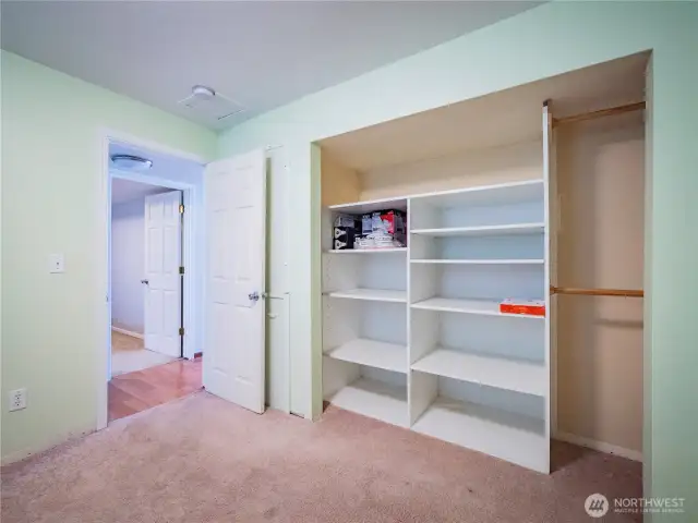 DOWN STAIRS BEDROOM #2...CURRENTLY A CRAFT ROOM