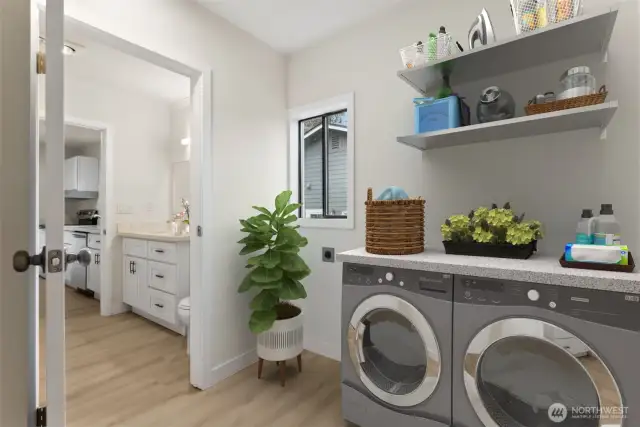 Virtually staged.  Washer/Dryer is NOT included in the sale.