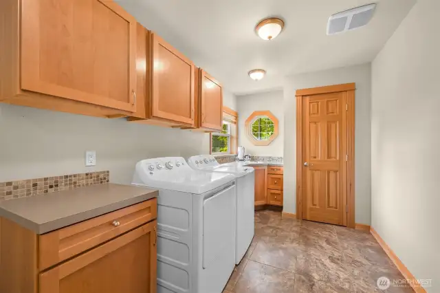 Laundry room upstairs.