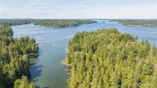 Access to Filucy Bay and the rest of the Puget Sound
