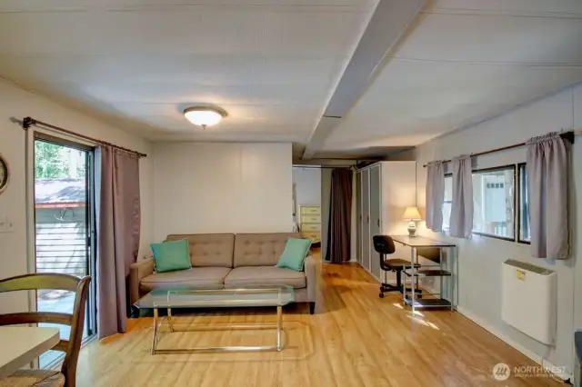 Living space is large
