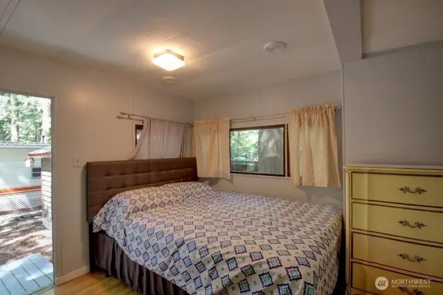 Bedroom with plenty of space for furniture and storage
