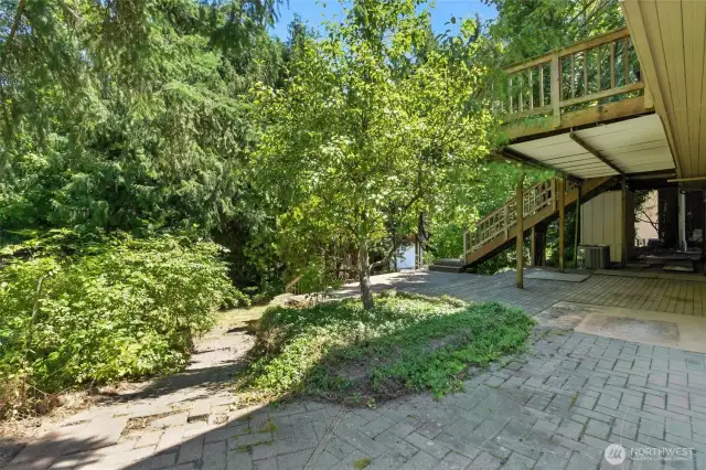 Backyard patio