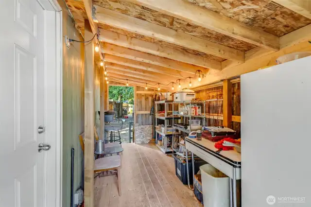 inside enclosed porch