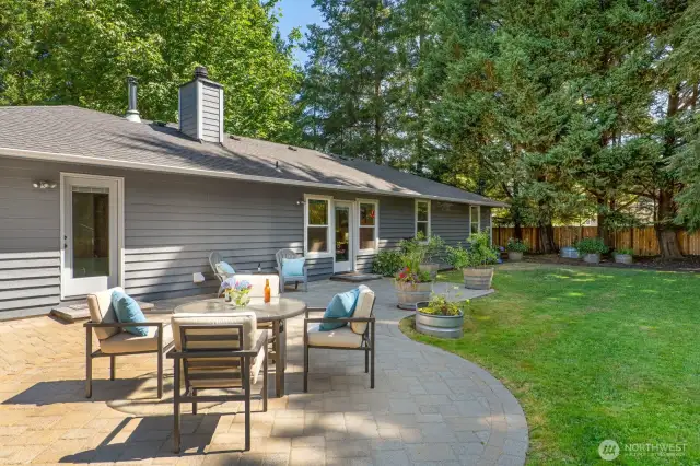 The perfect blend of sun and trees, the privacy here is fantastic.