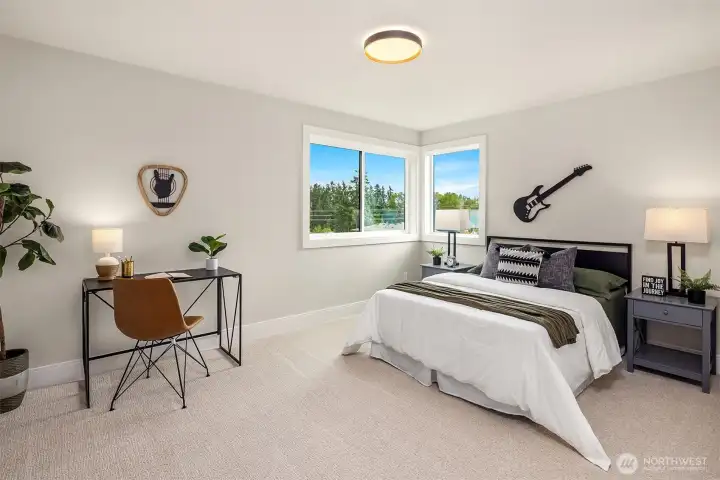Oversize bedrooms