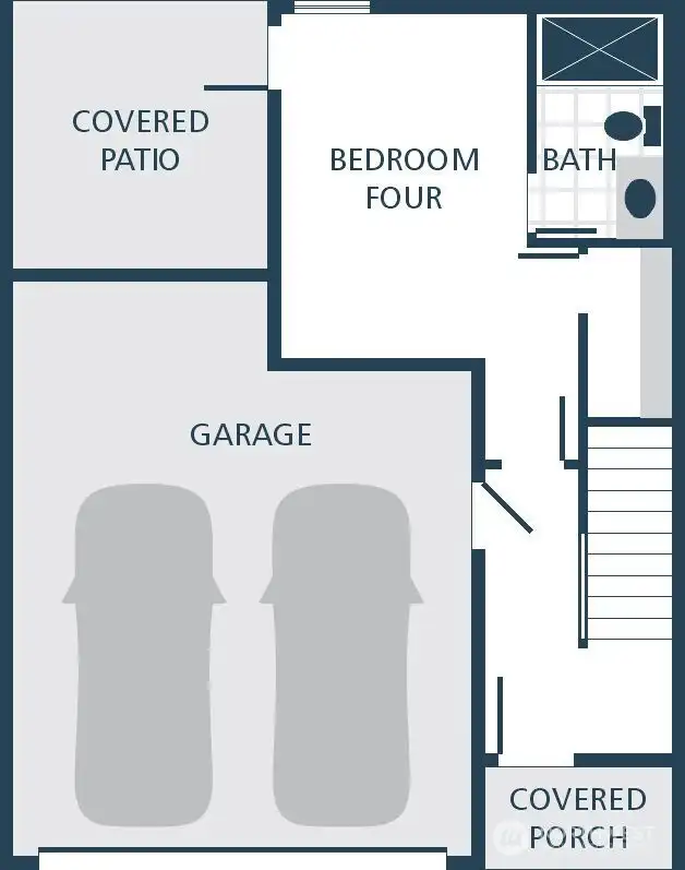 Photographs are for illustrative purposes only. Features, finishes, interior/exterior colors, landscaping and floorplan shown may vary from actual homes built.